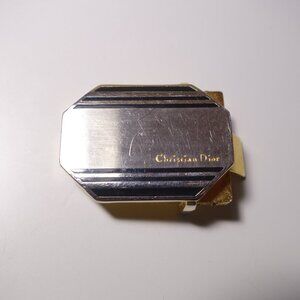 Vintage Christian Dior Metal Belt Buckle, Size 3 cm x 4 cm